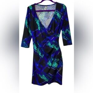 Size M wrap dress with 3/4 length sleeves​